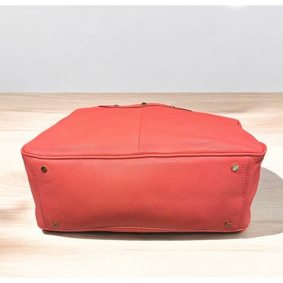 Tory Burch Amanda Pebble Leather Double Zip Tote Bag - Picture 4 of 13